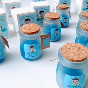 Vela aromática en tarro cristal