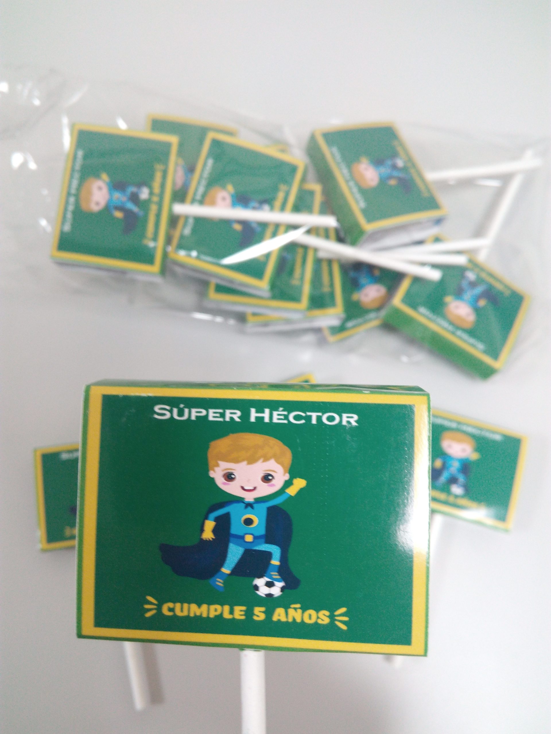 Piruletas personalizadas Cumpleaños
