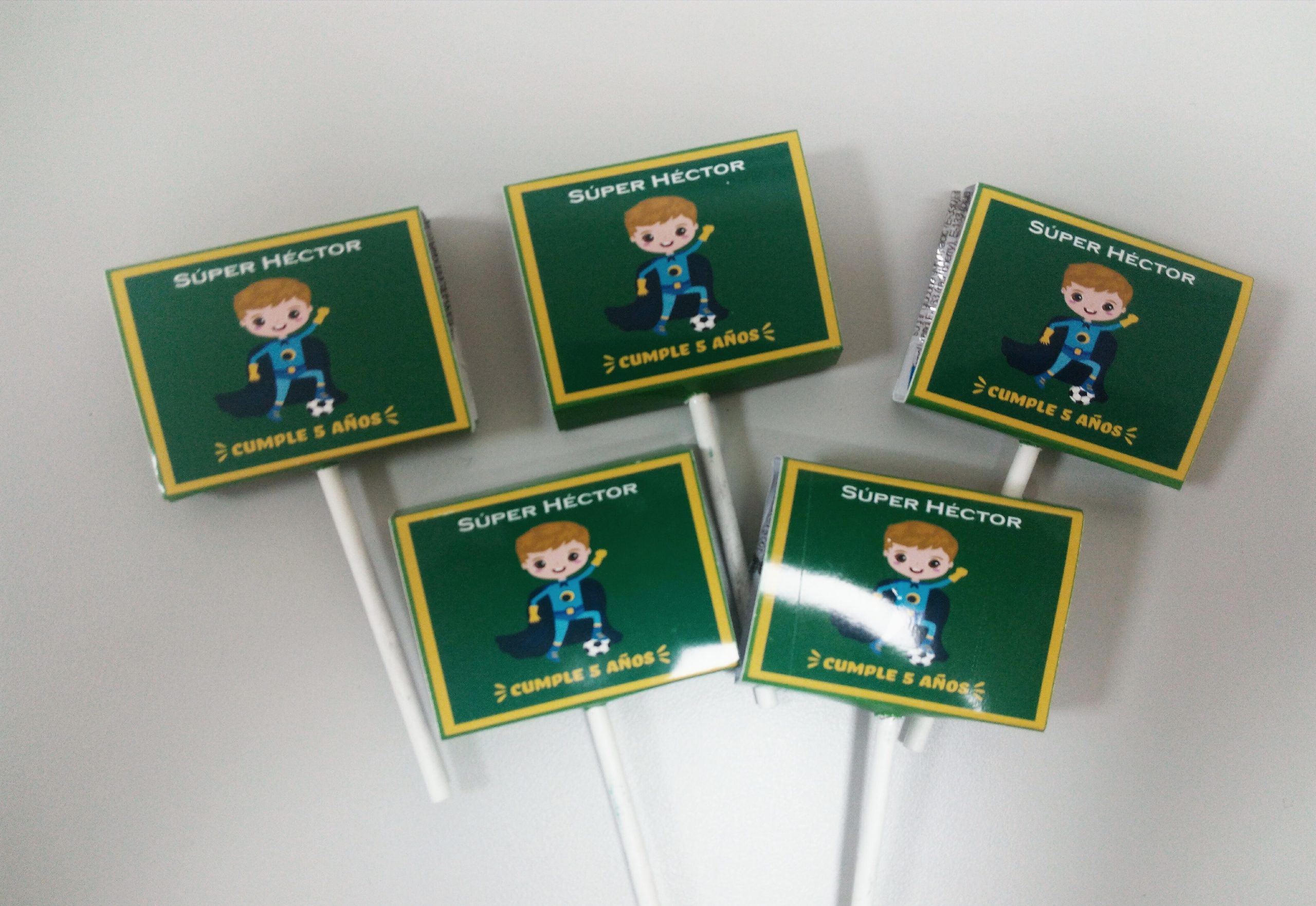 Piruletas personalizadas