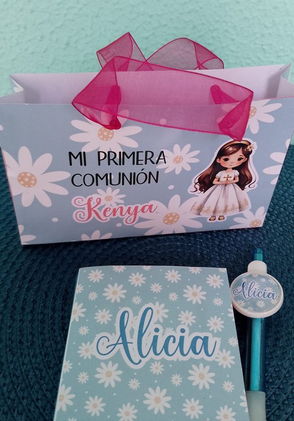 Pack notas y bolígrafo o bolsita a juego