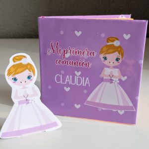 Post it de detalles de comunión con avatar personalizado