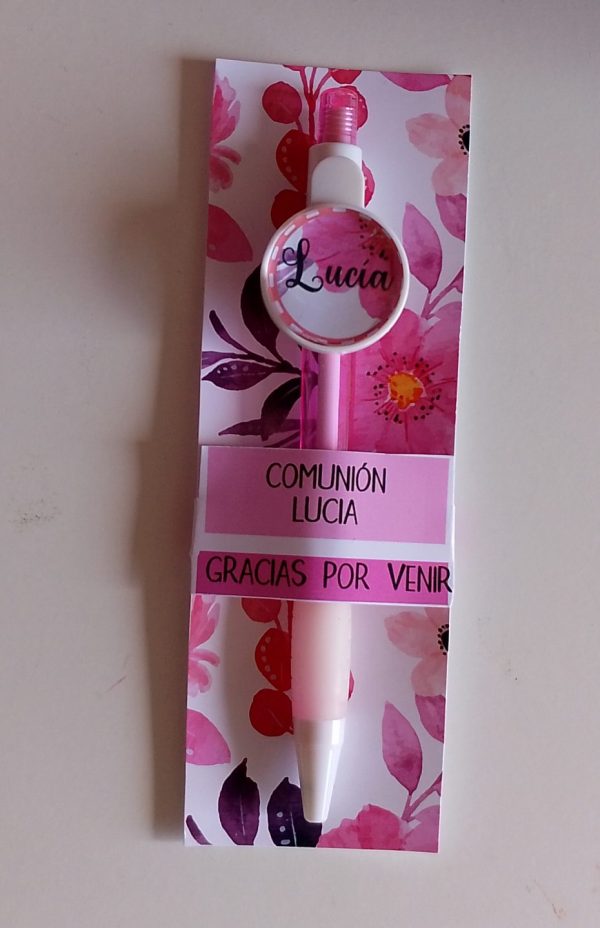 Boligrafos personalizados comunión