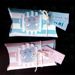 Cajita Almohada personalizada bautizo