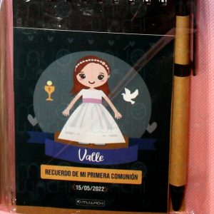Libreta personalizada comunión