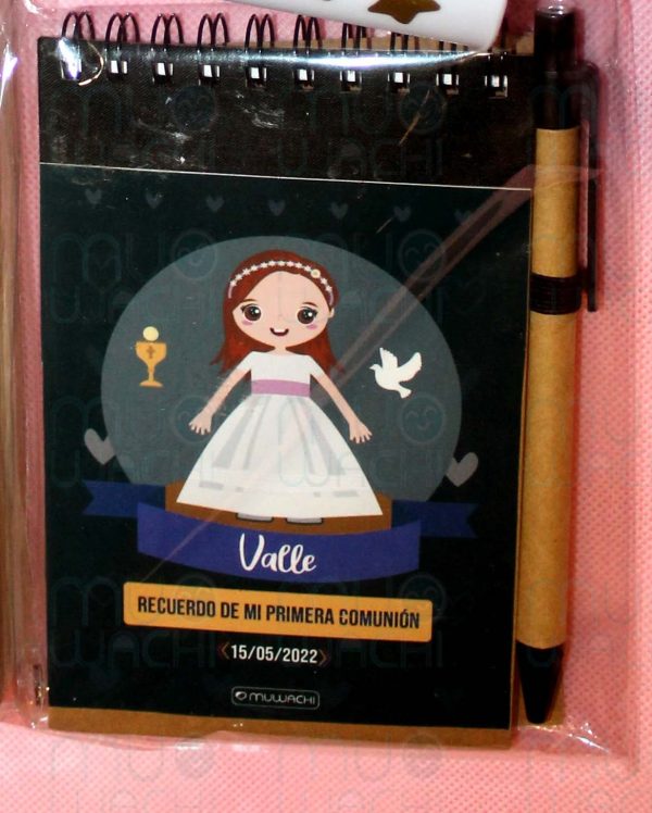Libreta personalizada comunión