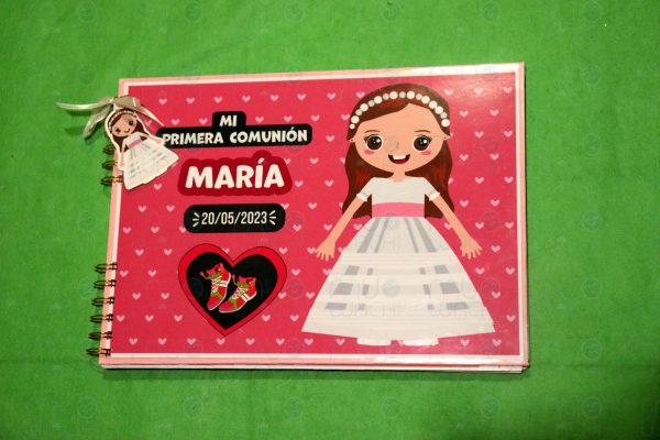 Libro de firmas personalizado Comunión niña