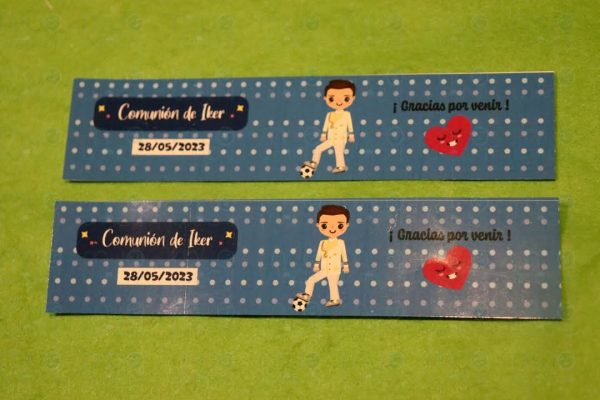 Etiquetas para botellas de agua personalizadas