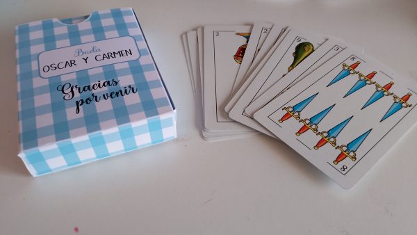 Baraja de cartas personalizada
