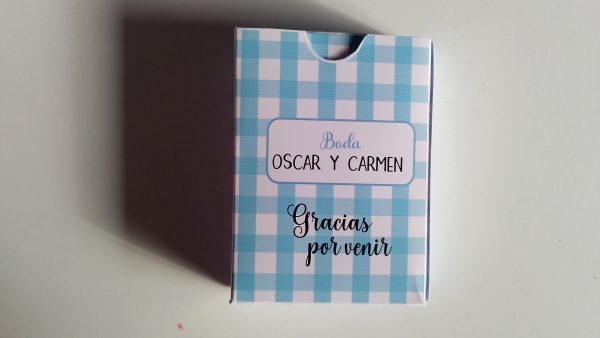 Caja Baraja de Cartas personalizada
