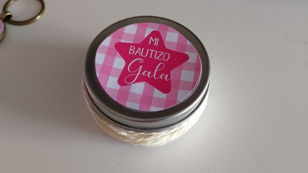 Vela personalizada bautizo