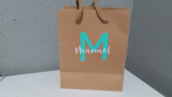 Bolsa de regalo personalizada con nombre