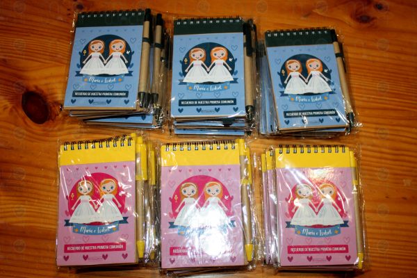 Libretas personalizadas con boligrafo