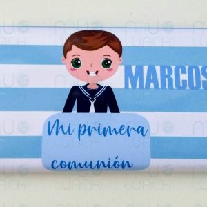 Envoltorio chocolatina personalizado