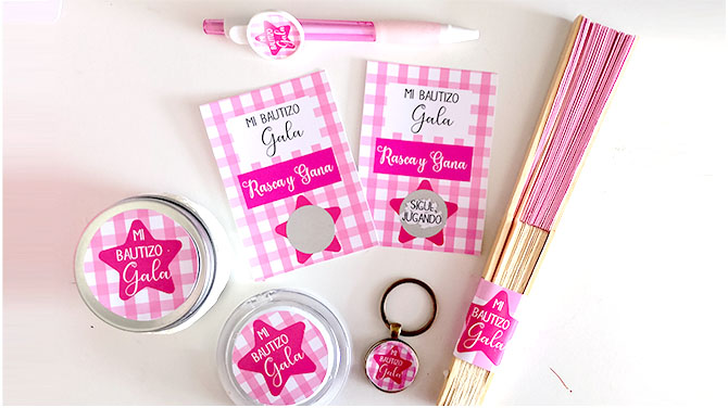 Detalles juego rasca y Gana - vichy rosa
