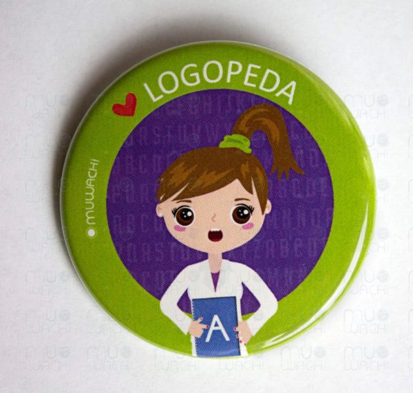 Chapa Logopeda - personalizada
