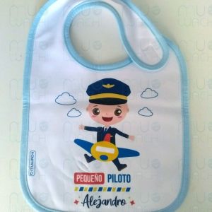 Babero personalizado - Modelo Piloto