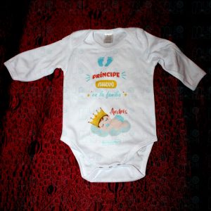 Body personalizado "Soy la reina de la casa"