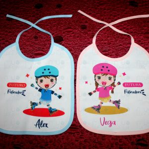 Babero personalizado - Modelo Patinaje