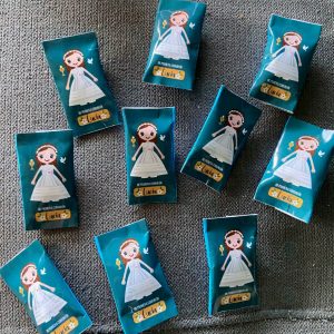 Chicles personalizados de comunión