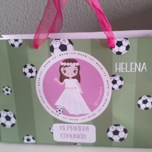 Bolsa de comunión personalizada de fútbol