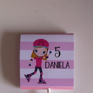 Piruleta personalizada de patinaje