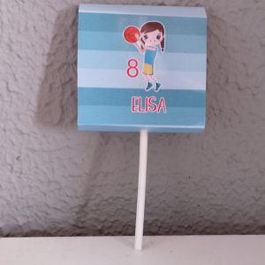 Piruleta personalizada de baloncesto