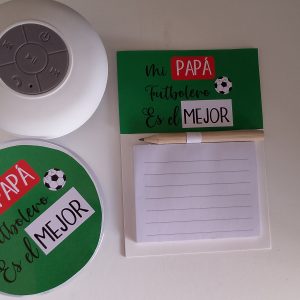 Pack 2 Especial Dia del Padre "Mi papá futbolero es el mejor"