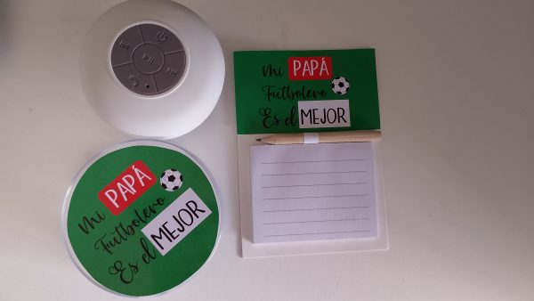Pack 2 Especial Dia del Padre "Mi papá futbolero es el mejor"