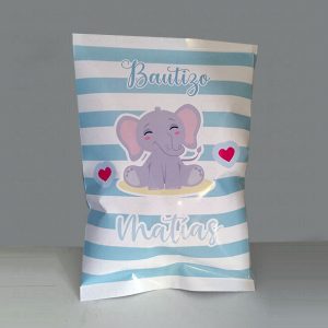 Bolsas patatas para rellenar personalizadas - Modelo Elefante