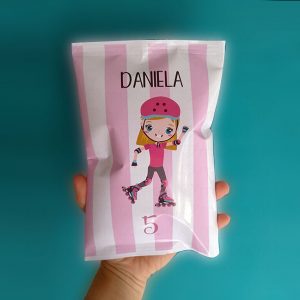 Bolsa de patatas personalizada de patinaje