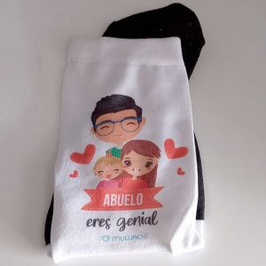 Calcetines personalizados- Especial Abuelos "Abuelo eres genial)