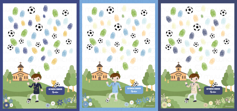 gamacolor lamina futbol nino