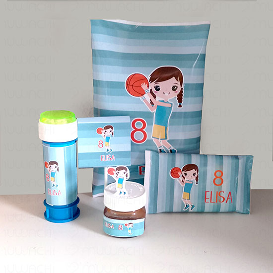 Kit mesa dulce personalizado de baloncesto