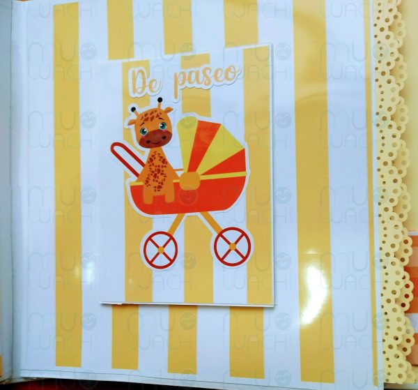 álbum infantil personalizado "Jirafa"