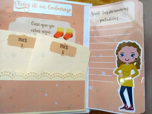 álbum embarazo personalizado