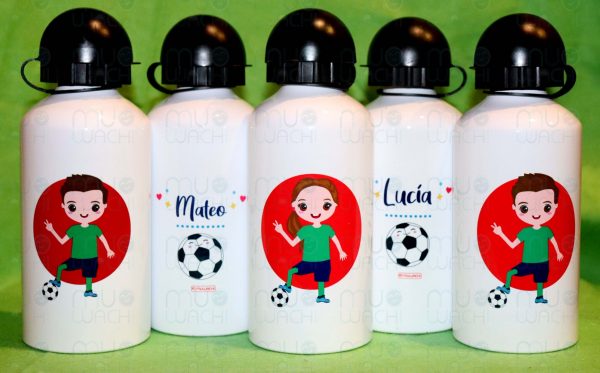 botella personalizada fútbol