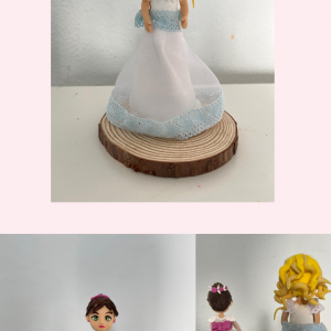 Muñecas de comunión personalizadas en porcelana fria