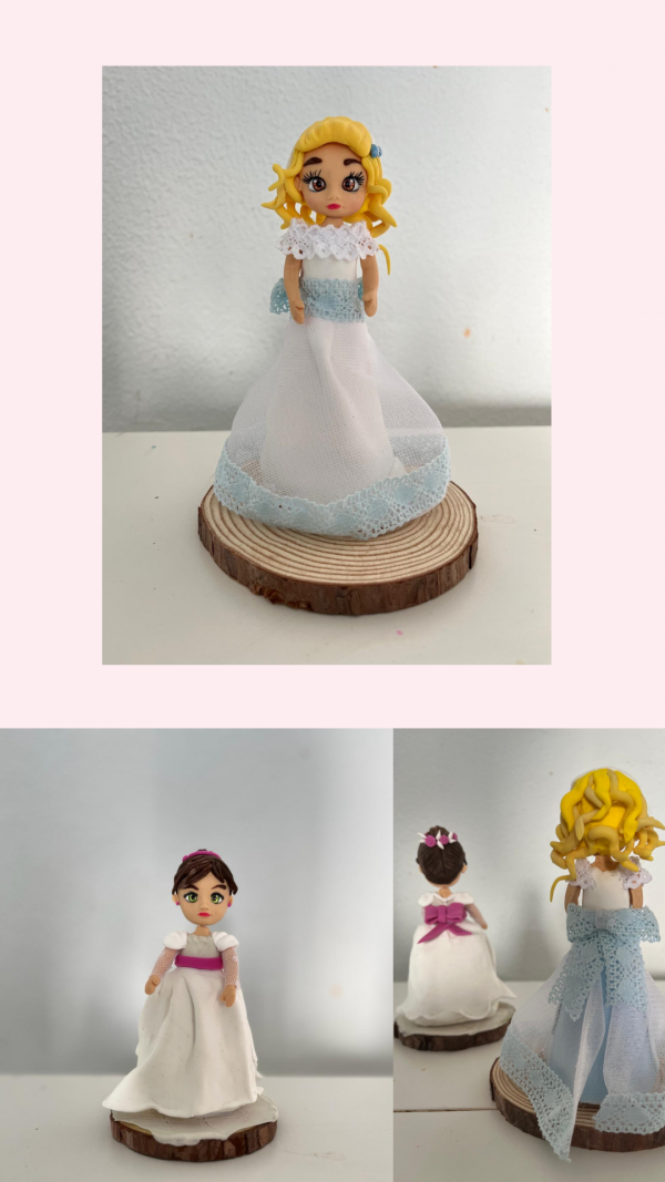 Muñecas de comunión personalizadas en porcelana fria