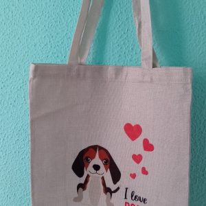 Tote bag beagle personalizado