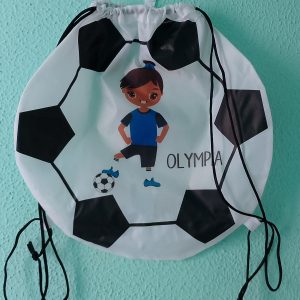 Mochila de cuerdas de fútbol personalizada