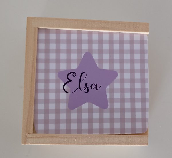 Tres en raya personalizado con nombre Vichy