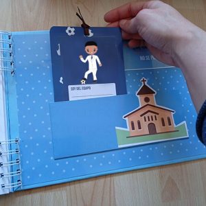 Libro de firmas comunión personalizado con desplegables