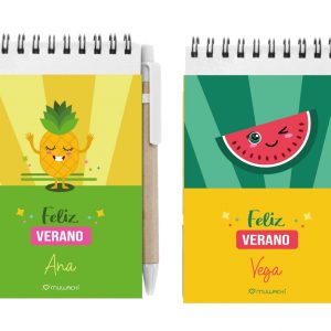 Libreta personalizada veraniega
