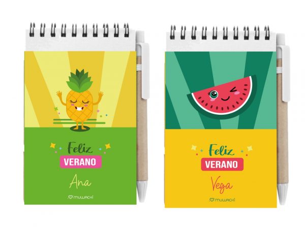 Libreta personalizada veraniega