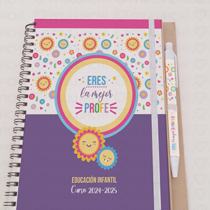 libreta personalizada eres la mejor profe