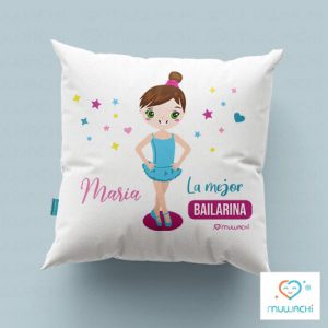 Cojín personalizado de baile clásico niña