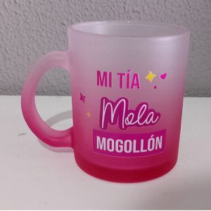 Taza personalizada de cristal