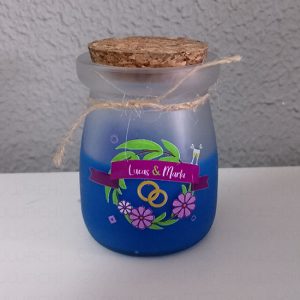 Vela para novios personalizada