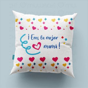 Cojín personalizado eres la mejor mamá