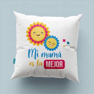 Cojín personalizado mi mamá es la mejor